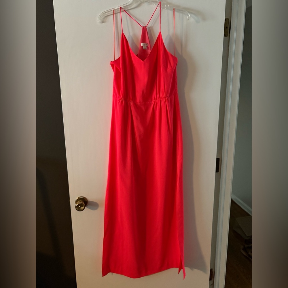 J. Crew Vibrant Red Maxi Dress